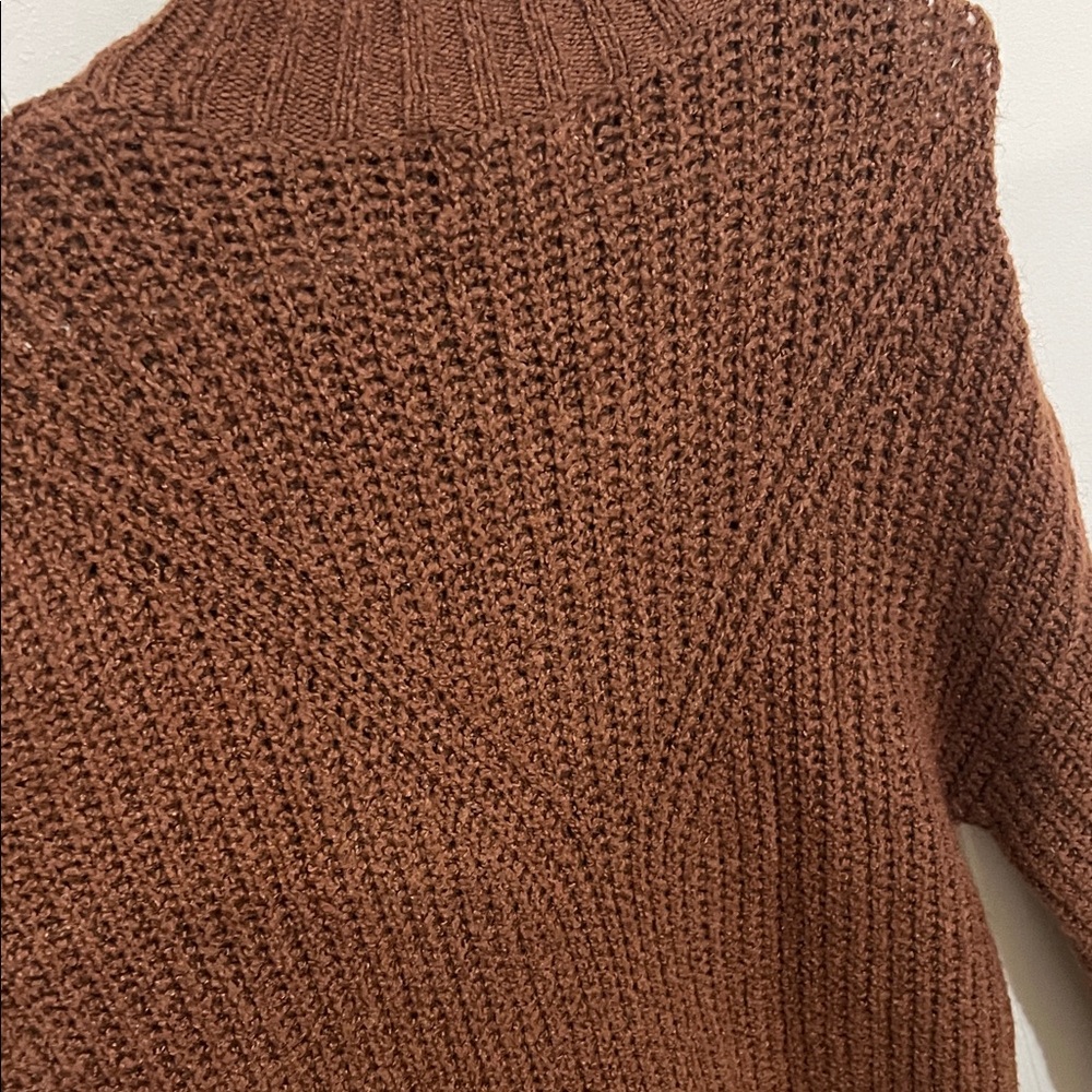 OLD NAVY Chocolate Brown Oversized Women's Sweater Dress S - Picture 6 of 6